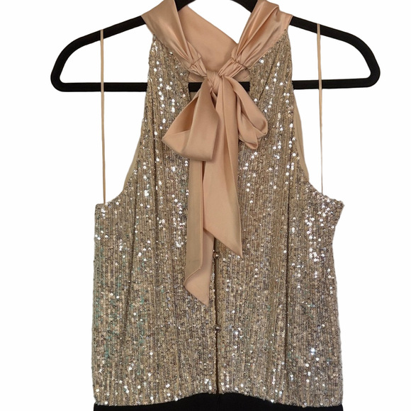 Ramy Brook Sequin Halter Jumpsuit | EUC | Sz 6 - Picture 5 of 8